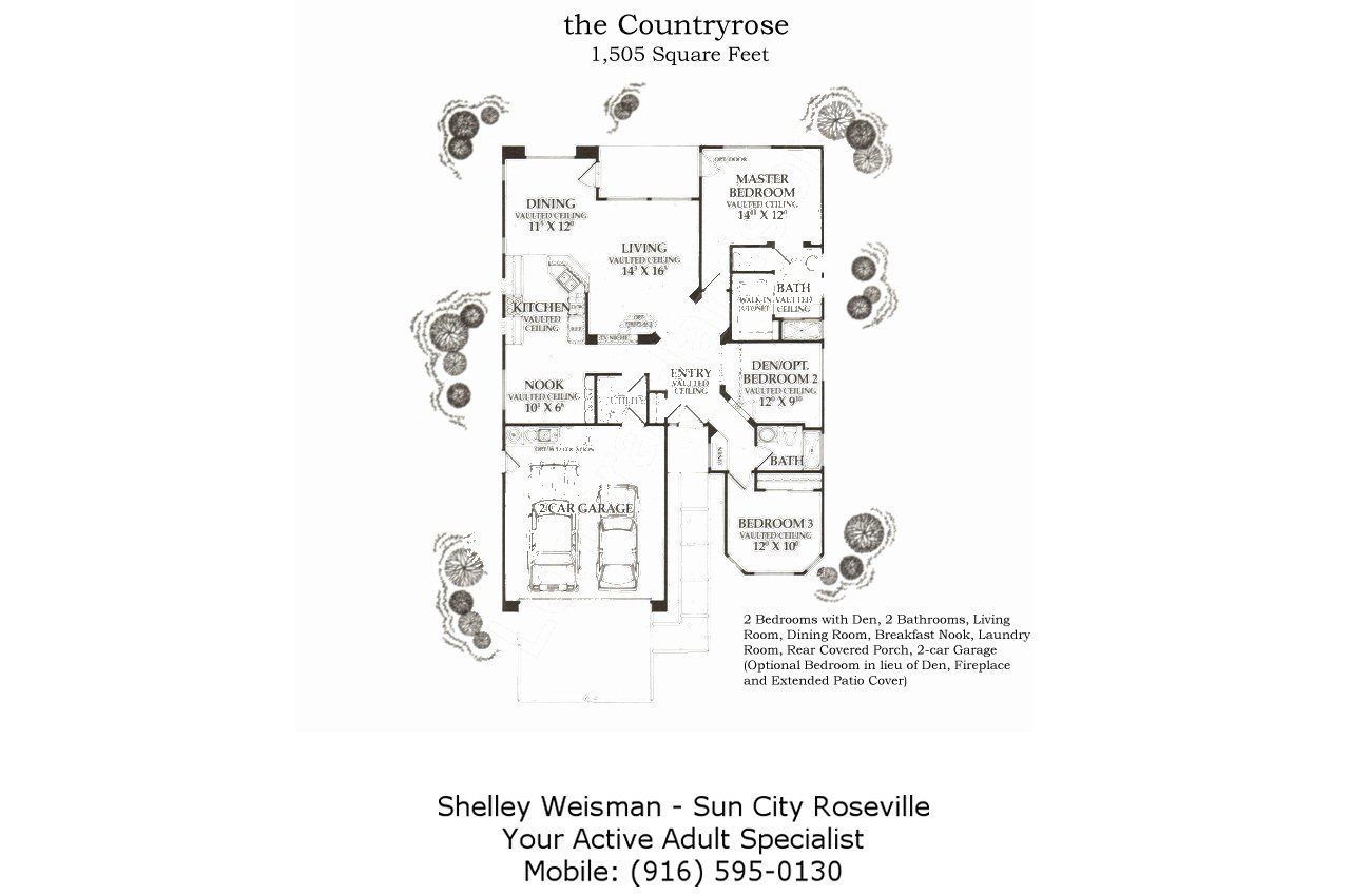 Sun City Roseville - House Floor Plans - 55+ Active Adult Community